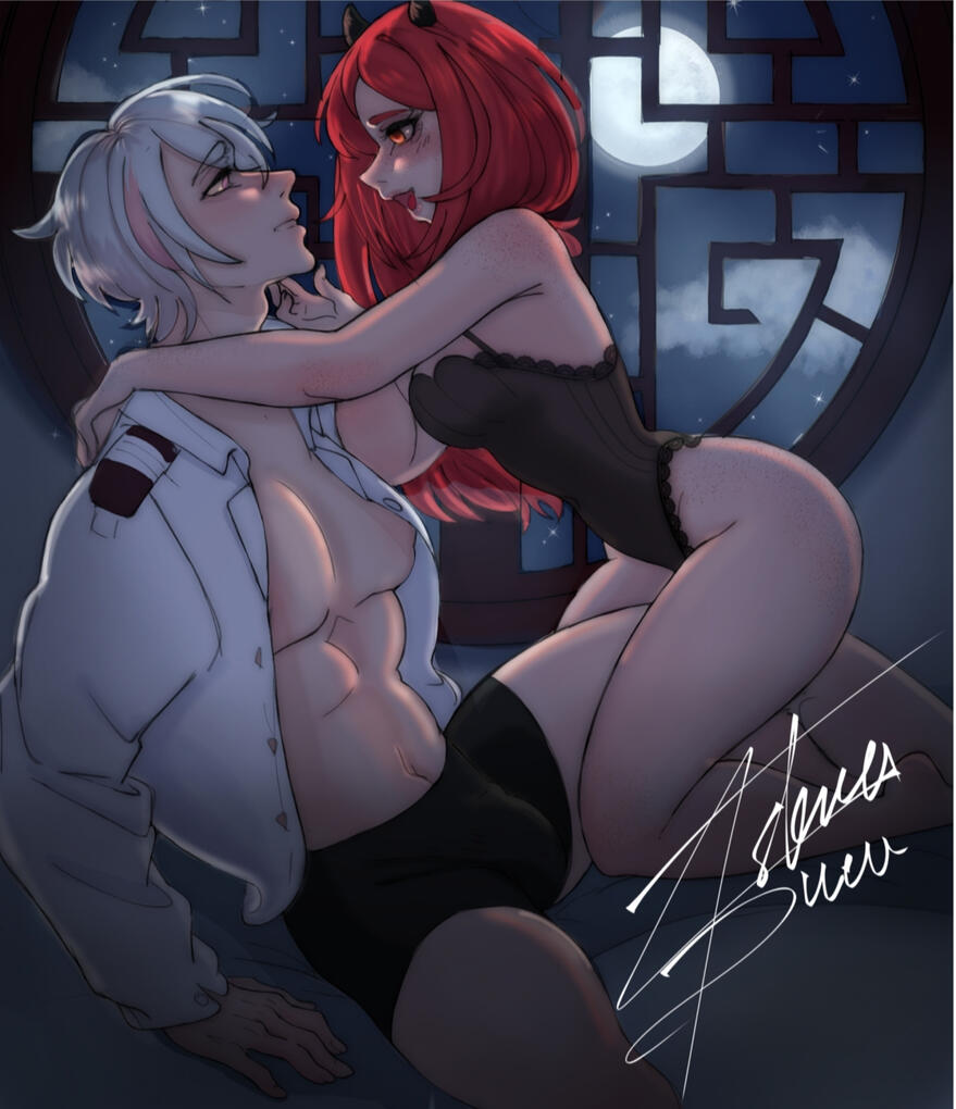 commission with background